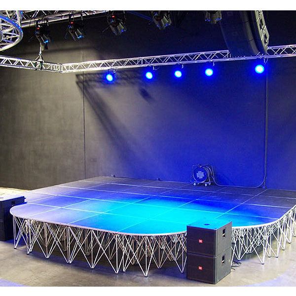 IntelliStage Riser for 3' Quarter Round Platforms — TS Stage Lighting