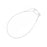 ETC Safety Cable - 30 Inch - White