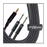 ProX 3 ft Cable 3.5mm TRS to Dual 1/4 Inch TS Unbalanced