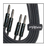 ProX 10 ft Cable Dual 1/4 Inch TRS Dual 1/4 Inch TRS Balanced