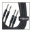 ProX 10 ft Cable Dual 1/4 Inch TS to Dual 1/4 Inch TS Unbalanced