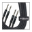 ProX 5 ft Cable Dual 1/4 Inch TS to Dual 1/4 Inch TS Unbalanced