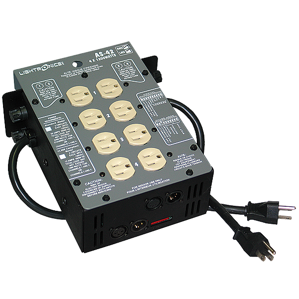 Lightronics AS42D Portable Dimmer — TS Stage Lighting
