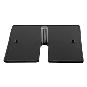 8″ x 14″ Slip-Fit Base - 2" x 3" Pin (Black Powder Coated)