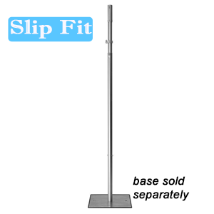 2" Slip Fit Upright - 6'-10' Upright (Button Lock & Locking Clamp)