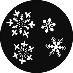 GAM Small Snowflakes Gobo Pattern