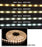 White LED Tape Light  3000 Degree Kelvin, Warm White