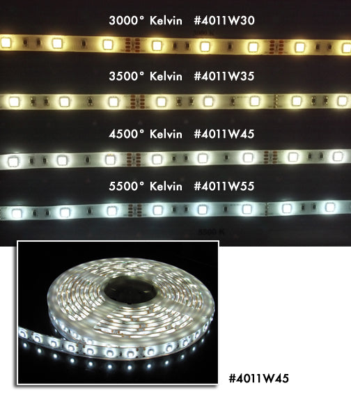 lastbil Caius Lav White LED Tape Light 5500 Degree Kelvin, Daylight — TS Stage Lighting