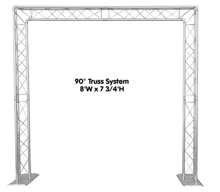 Portable, Free-Standing Truss - 90 Degree Arch