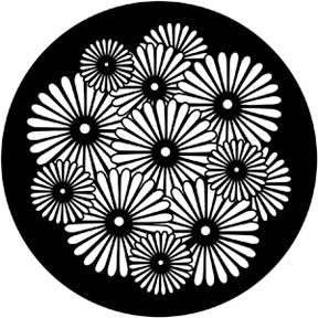 Rosco Sunburst Flowers Gobo Pattern