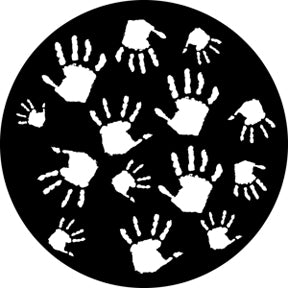 Rosco Handprints Gobo Pattern
