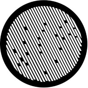 Rosco Rain C Gobo Pattern