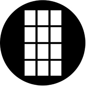 Rosco Cats Window Gobo Pattern — TS Stage Lighting