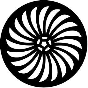 Rosco Pin Wheel Gobo Pattern