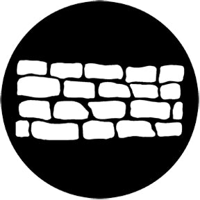 Rosco Stone Wall Gobo Pattern