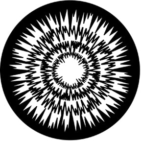 Rosco Jagged Circles Gobo Pattern