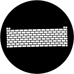 Rosco Brickwall Gobo Pattern