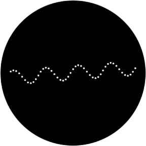 Rosco Laser Wave Gobo Pattern