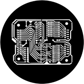 Rosco Printed Circuit Gobo Pattern