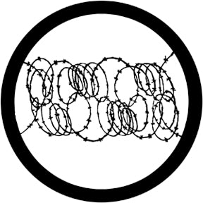 Rosco Barbed Wire 2 Gobo Pattern