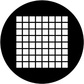 Rosco Small Squares Gobo Pattern