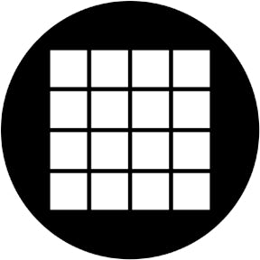 Rosco Large Squares Gobo Pattern
