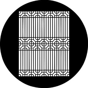 Rosco Decorative Grill Gobo Pattern