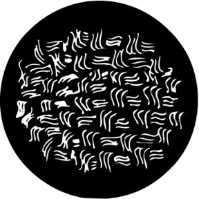 Rosco Squiggle Scratch Gobo Pattern
