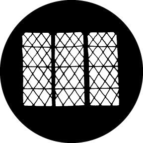 Rosco Drawn Lattice Gobo Pattern