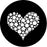 Rosco Filled Heart Gobo Pattern
