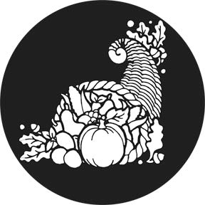 Rosco Thanksgiving Cornucopia Gobo Pattern