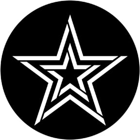Rosco Striped Star Gobo Pattern