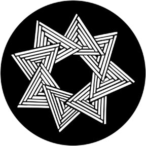 Rosco Triangular Star Gobo Pattern