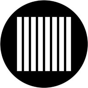 Rosco Jail Bars Vertical Gobo Pattern