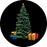 Rosco Tree & Presents Color Glass Gobo