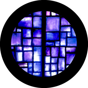 Rosco Indigo Square Breakup Color Glass Gobo