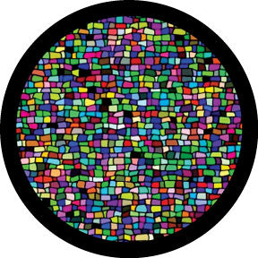 Rosco Mosaic Tile Breakup Color Glass Gobo