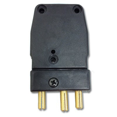 Male 20 Amp Stage Pin with Ground