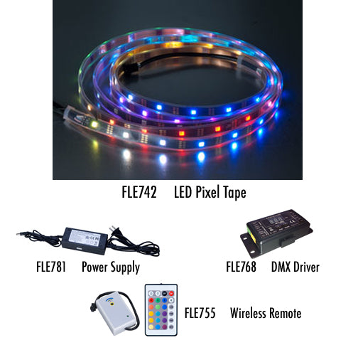 Infrared Wireless Remote for LED Pixel Tape — TS Stage Lighting