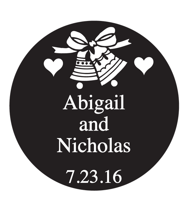 Rosco Times New Roman Custom Wedding Gobo