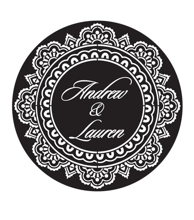 Rosco Sloop Script Custom Wedding Gobo