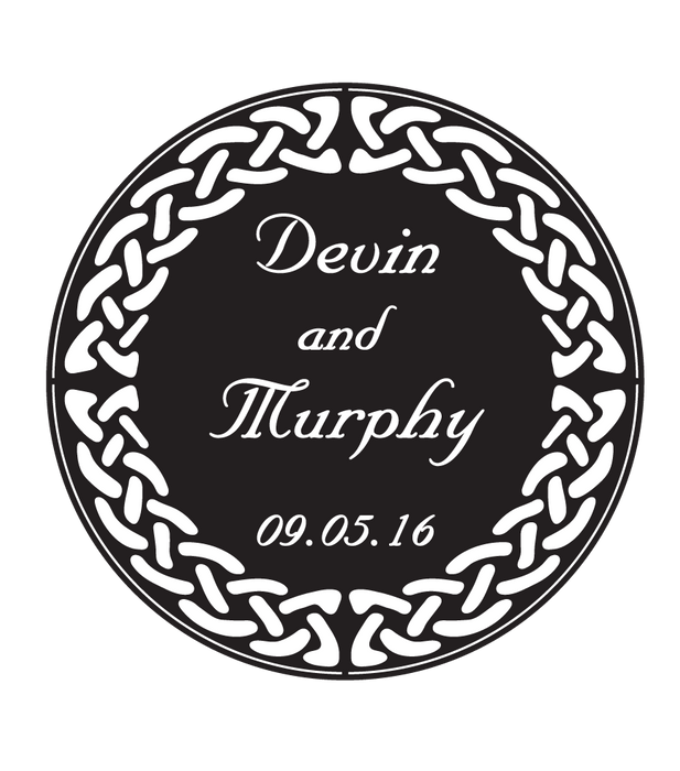 Rosco Nuptual Script Custom Wedding Gobo