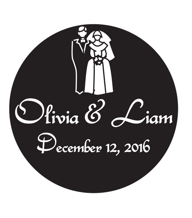 Rosco Quintly Custom Wedding Gobo
