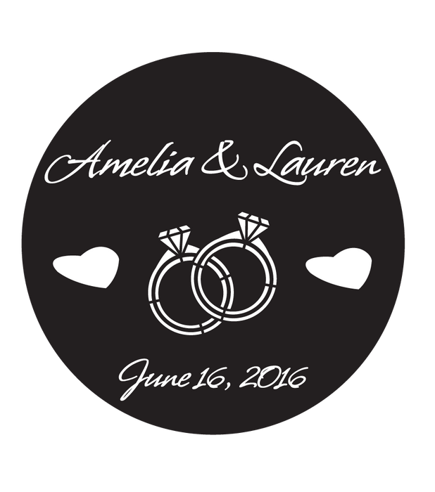 Rosco Whisper Custom Wedding Gobo