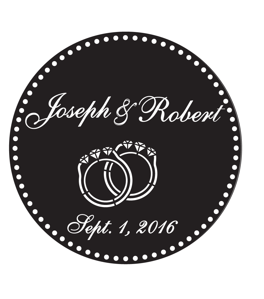 Rosco Shelley Allegro Custom Wedding Gobo