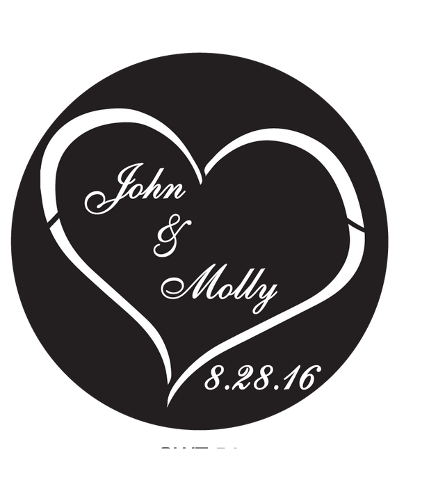 Rosco Shelley Allegro Custom Wedding Gobo