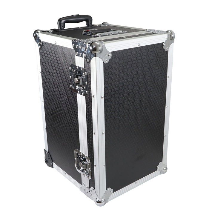 Roll-away Utility Case W-Retractable Handle and Low-Profile Recessed Wheels 17" x 24.5" x 15" 2.2 Cu.Ft.