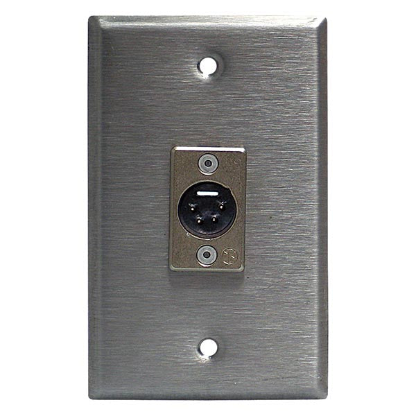 Lightronics CP401 male Wall Plate (Architectural)