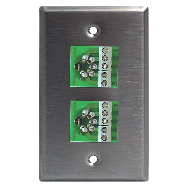 Lightronics CP521 male Wall Plate (Architectural)