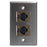 Lightronics CP522 female Wall Plate (Architectural)